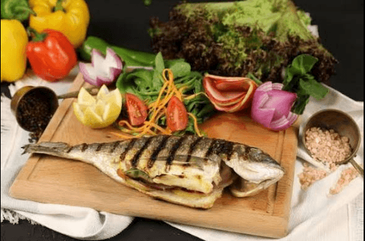 Limonlu ızgara çipura