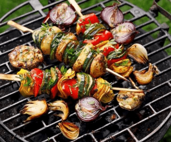 Grilled vegetable platter