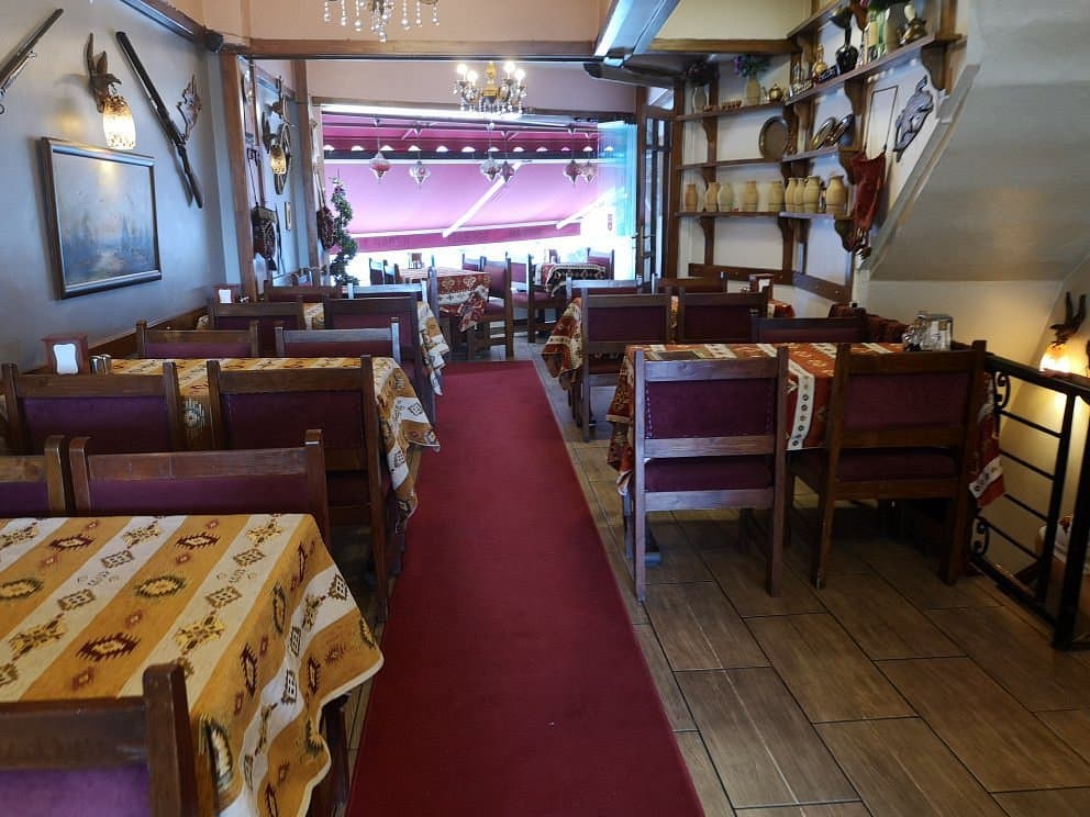 Premium restaurant table prepared with Turkish dishes and elegant tableware