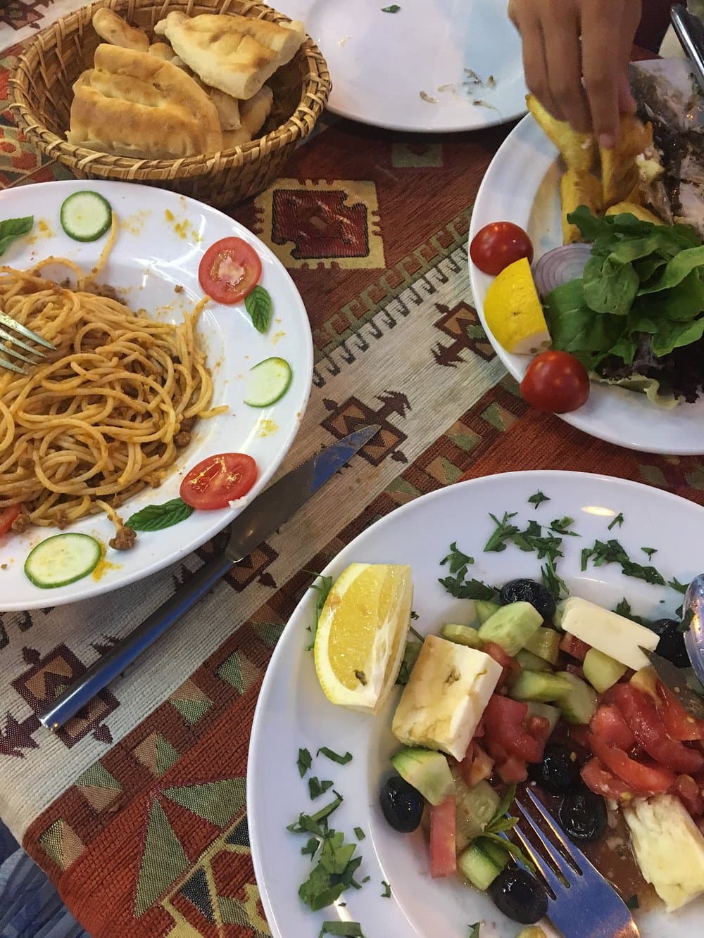 Fresh pasta plate